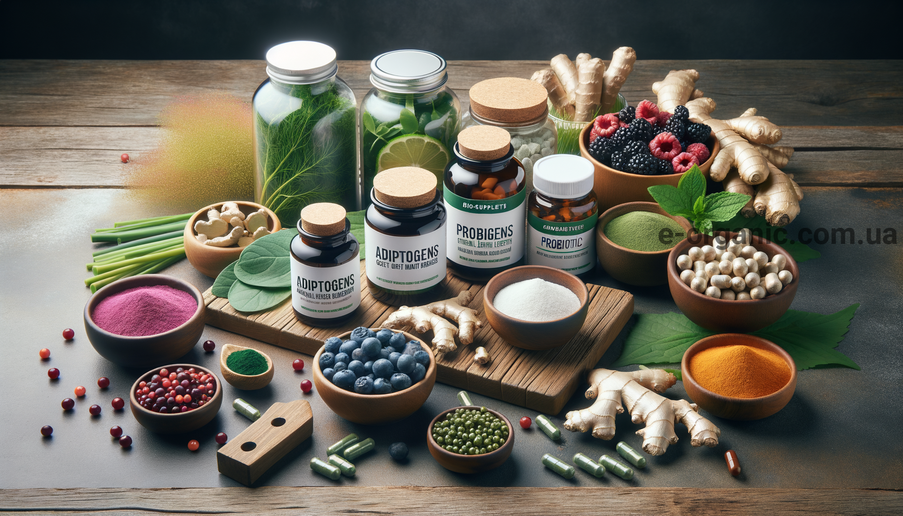 Illustration for section: Вплив на стрес та тривожність — Відомо, що адаптогени,  - адаптогени для здоровя
