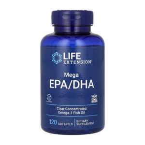 Mega EPA/DHA Omega-3 Fish Oil - 120 softgels