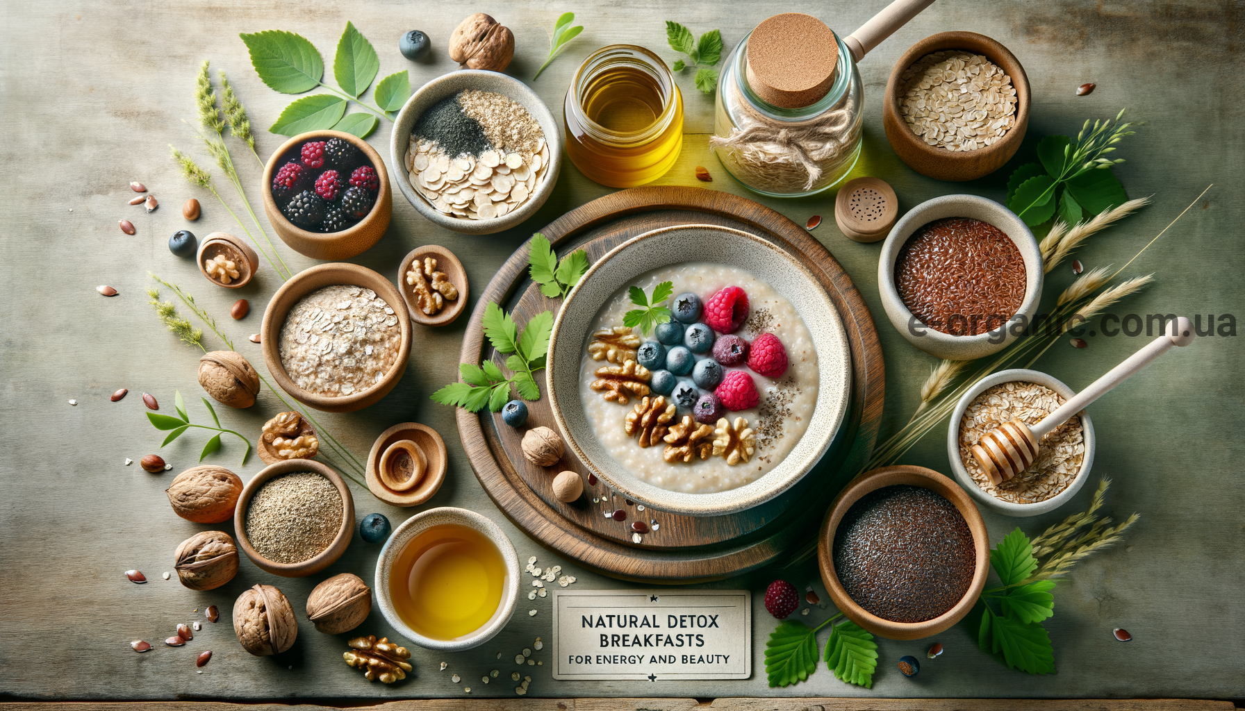 Illustration for section: Каші — це не лише смачно, а й корисно. Ось кілька варіан - природні детокс-сніданки