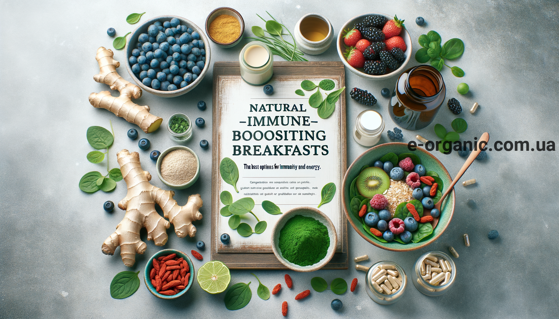 Природні імуностимулюючі сніданки для енергії