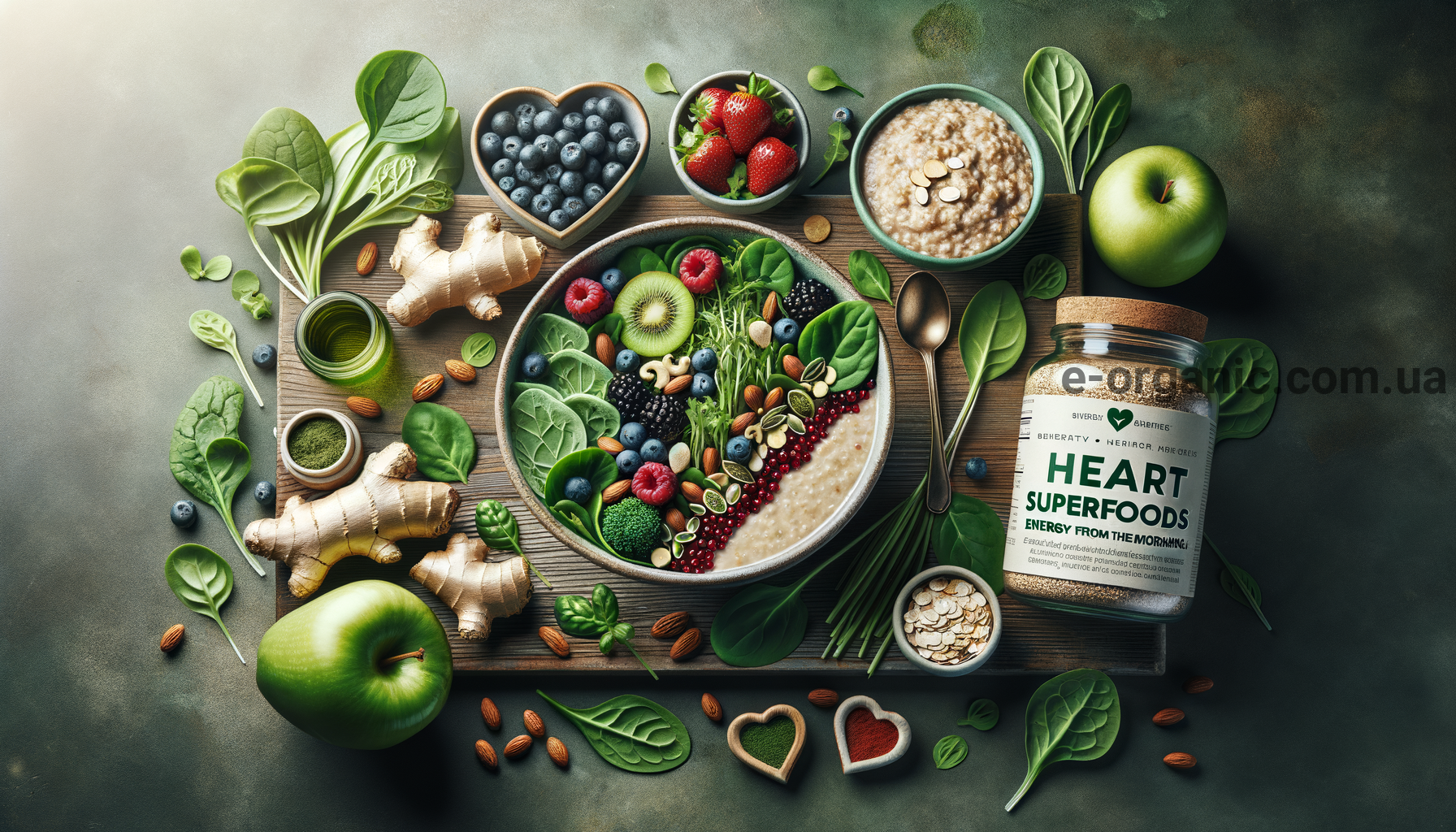 Illustration for section: Прості рецепти на сніданок Роблячи сніданок, ви можете - суперфуди для серця