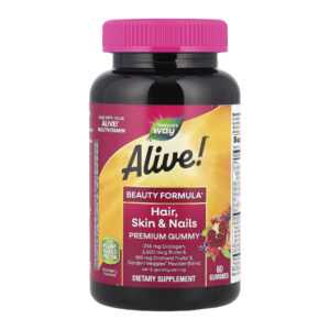 Hair, Skin and Nails with Collagen - 60 gummies Strawberry