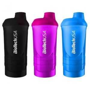 Shaker Wave - 600ml plus 250ml plus 100ml Black-smoked