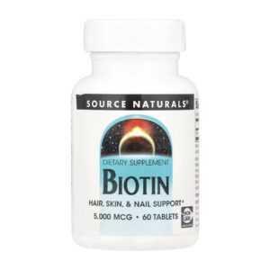 Biotin 5000mcg - 60 tabs