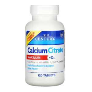Calcium Citrate + D3 Max - 120 tabs
