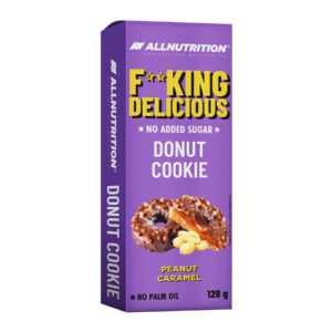 Fitking Delicious Donut Cookie - 128g Peanut Caramel