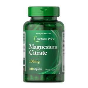 Magnesium Citrate 100mg - 100 caps