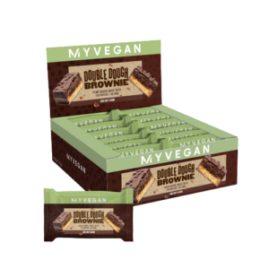 Vegan Double Dough Brownie - 12x60g Chocolate Chip