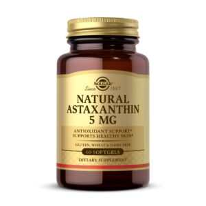 Natural Astaxanthin 5mg - 60 softgels