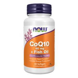 CoQ10 60mg + Fish Oil - 60 sgels