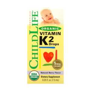 Organic Vitamin K2 Liquid - 7.5ml Natural Berry