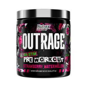 Outrage High‑Stim Pre‑Workout - 30 servings Strawberry Watermelon