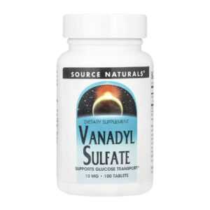 Vanadyl Sulfate 10mg - 100 tabs (Пошкоджена етикетка)