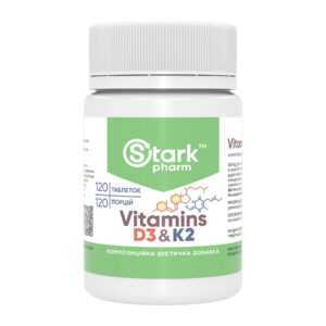 Vitamin D3 & K2 - 120 tabs
